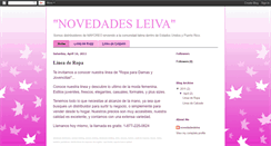 Desktop Screenshot of novedadesleiva.blogspot.com