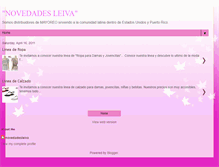 Tablet Screenshot of novedadesleiva.blogspot.com