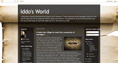 Desktop Screenshot of iddosworld.blogspot.com