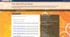 Desktop Screenshot of holyspiritmusic.blogspot.com