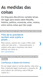 Mobile Screenshot of medidasdascoisas.blogspot.com