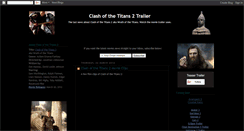 Desktop Screenshot of clash-of-the-titans-2-movie-trailer.blogspot.com