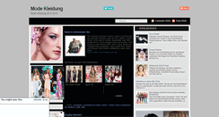 Desktop Screenshot of mode-kleidung.blogspot.com