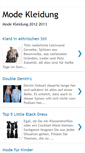 Mobile Screenshot of mode-kleidung.blogspot.com