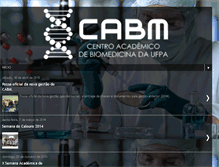 Tablet Screenshot of cabm-ufpa.blogspot.com