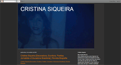 Desktop Screenshot of cristinasiqueira.blogspot.com