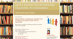 Desktop Screenshot of englishteachingtochildren.blogspot.com