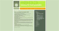 Desktop Screenshot of freshgraduates.blogspot.com