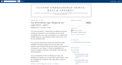 Desktop Screenshot of custom-embroidered-shirts-hats.blogspot.com