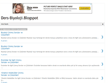 Tablet Screenshot of ders-biyoloji.blogspot.com