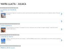 Tablet Screenshot of huellasjuliaca.blogspot.com