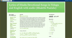 Desktop Screenshot of hindudevotionalsongs.blogspot.com