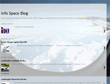 Tablet Screenshot of infospace-blog.blogspot.com