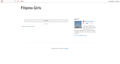 Desktop Screenshot of filipino-girls.blogspot.com