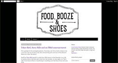 Desktop Screenshot of foodboozeshoes.blogspot.com