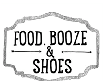 Tablet Screenshot of foodboozeshoes.blogspot.com