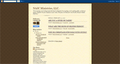Desktop Screenshot of najcministries.blogspot.com