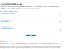 Tablet Screenshot of najcministries.blogspot.com
