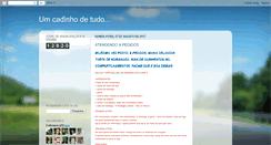 Desktop Screenshot of detudoumcadinho.blogspot.com
