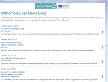 Tablet Screenshot of orthomolecularnews.blogspot.com