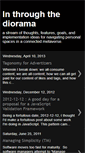 Mobile Screenshot of inthroughthediorama.blogspot.com