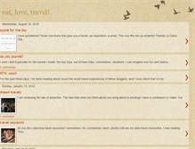 Tablet Screenshot of ieatlovetravel.blogspot.com