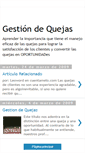 Mobile Screenshot of cursogestiondequejas.blogspot.com