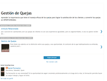 Tablet Screenshot of cursogestiondequejas.blogspot.com