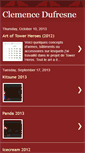 Mobile Screenshot of clemencedufresne.blogspot.com