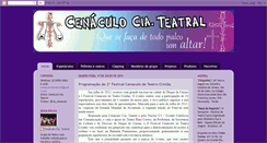 Desktop Screenshot of cenaculociateatral.blogspot.com