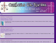 Tablet Screenshot of cenaculociateatral.blogspot.com