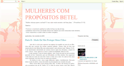 Desktop Screenshot of ministeriodemulherescompropositos.blogspot.com