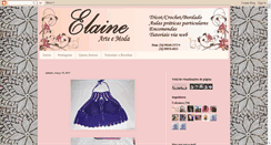 Desktop Screenshot of elainearteemoda.blogspot.com