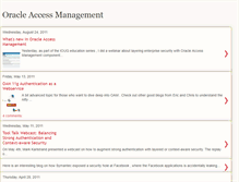 Tablet Screenshot of oracleaccessmanagement.blogspot.com