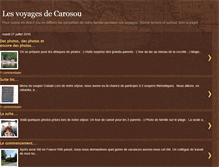 Tablet Screenshot of lesvoyagesdecarosou.blogspot.com