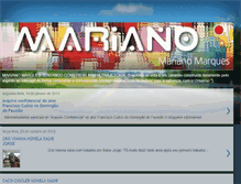 Tablet Screenshot of marianomarquesoficial.blogspot.com