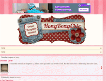 Tablet Screenshot of hkchic.blogspot.com