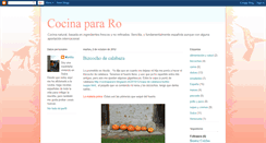 Desktop Screenshot of cocinapararo.blogspot.com
