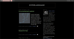 Desktop Screenshot of hyperlanguage.blogspot.com