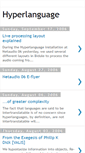 Mobile Screenshot of hyperlanguage.blogspot.com