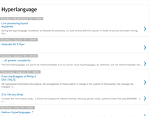 Tablet Screenshot of hyperlanguage.blogspot.com