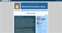 Desktop Screenshot of direcciondereunionesudone.blogspot.com