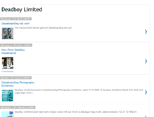 Tablet Screenshot of deadboylimited.blogspot.com