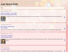 Tablet Screenshot of justaboutdolls.blogspot.com