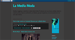 Desktop Screenshot of lamediamoda.blogspot.com