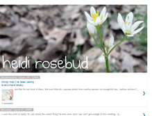 Tablet Screenshot of heidirosebud.blogspot.com