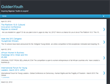 Tablet Screenshot of goldenyouthnigeria.blogspot.com