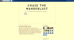 Desktop Screenshot of chasethewanderlust.blogspot.com