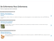 Tablet Screenshot of deenfermeros.blogspot.com