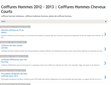 Tablet Screenshot of coiffureshommes2012.blogspot.com